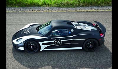Porsche 918 Spyder plugin hybrid prototype for 2013 2
